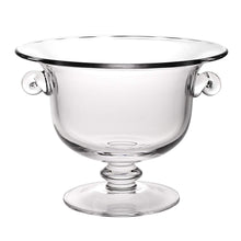 (D) Handcrafted 'Champion' Crystal Centerpiece Serving Trophy Bowl 11"D