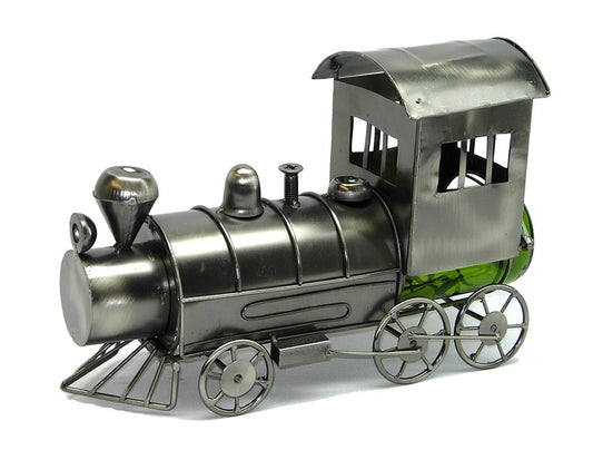 (D) Wine Bottle Holder, Old Style Train, Bar Counter Decoration