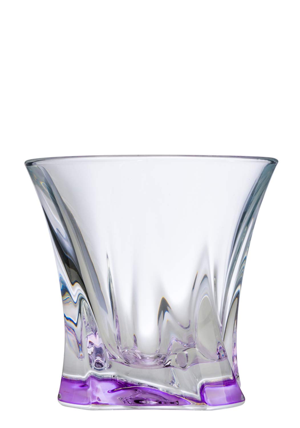 Bohemian Collection Multicolor Tumblers 'Aurum' DOF Rocks Glasses Set 6-pc