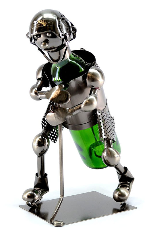 (D) Wine Bottle Holder, Hockey Player, Bar Counter Decoration