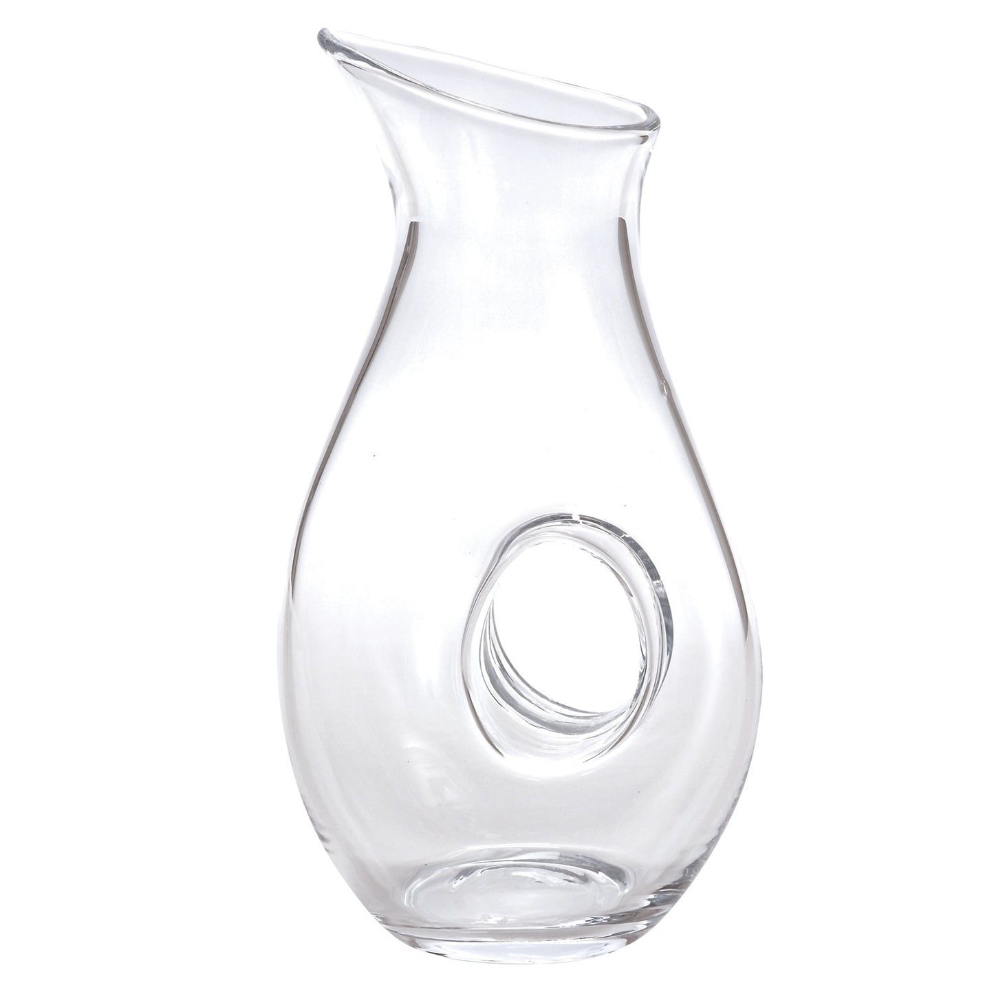 (D) 'Eternity' Wine Decanter 28 Oz, Premium Quality Lead Free Crystal