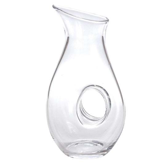 (D) 'Eternity' Wine Decanter 28 Oz, Premium Quality Lead Free Crystal