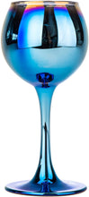 SET OF 6 Amethyst Sherry Liquor Glasses 3, Blue Rainbow Glassware