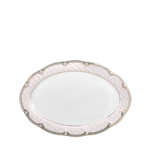 Royalty Porcelain Antique 57-pc Dinnerware Set 'Sandra Pink Gold', Bone China