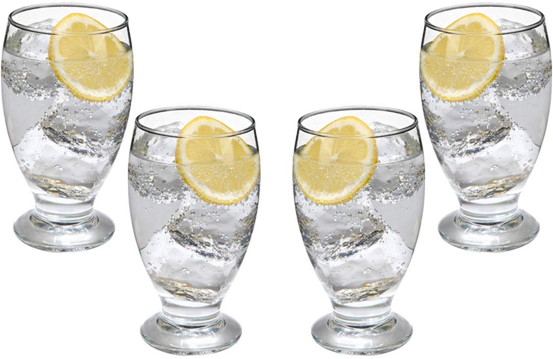 Lexington Multi-Purpose Glasses 11.75 Oz, Modern Water Goblets Set of (4)