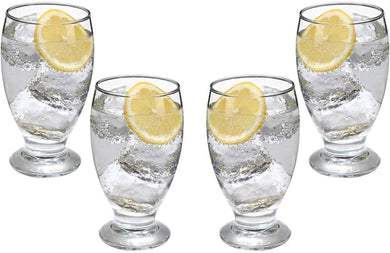 Lexington Multi-Purpose Glasses 11.75 Oz, Modern Water Goblets Set of (4)