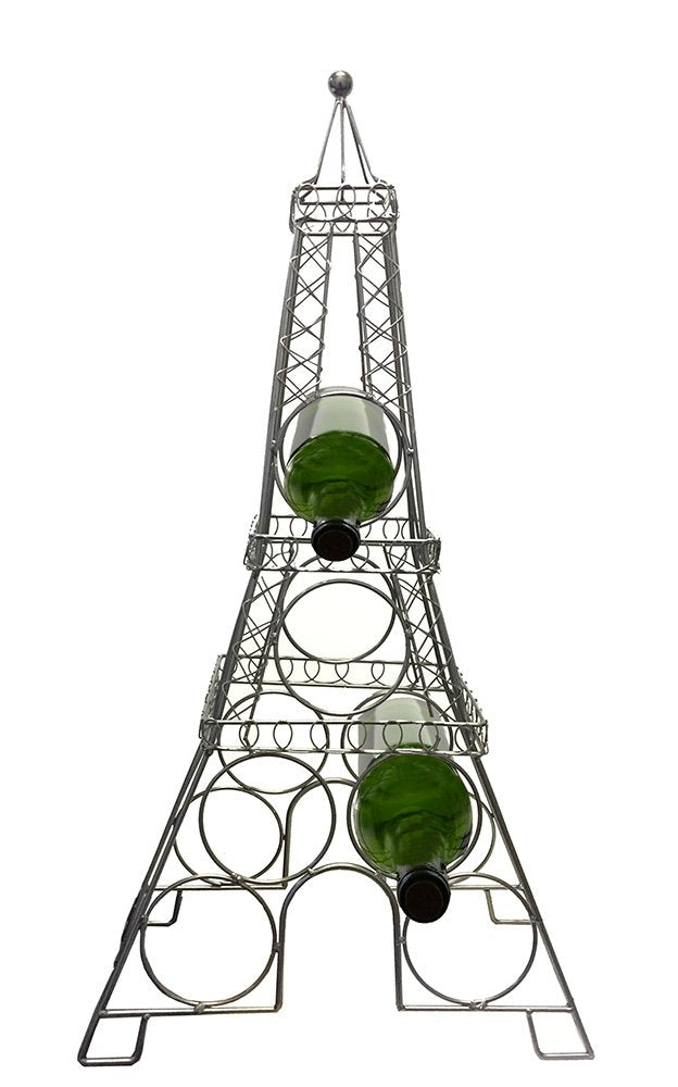 (D) Wine Holder for 6 Bottles, Eiffel Tower, Bar Counter Decoration