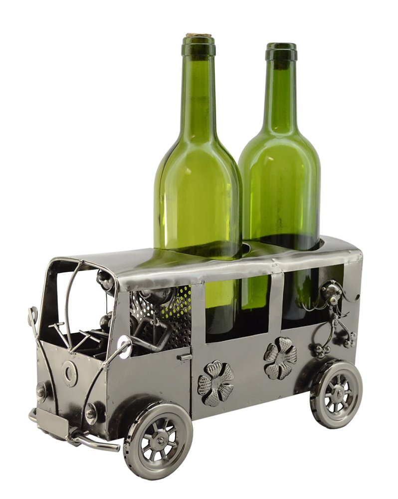 (D) Double Wine Bottle Holder, Mini Van, Bar Counter Decoration