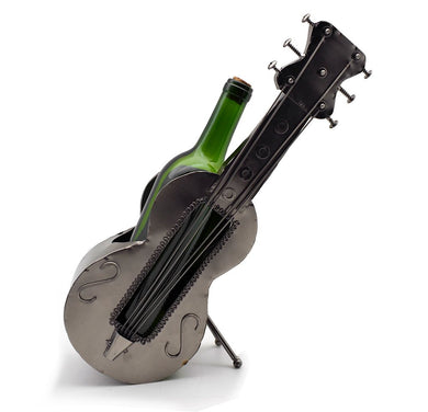 (D) Guitar Wine Bottle Holder, Bar Counter Decoration, Gift for Musician