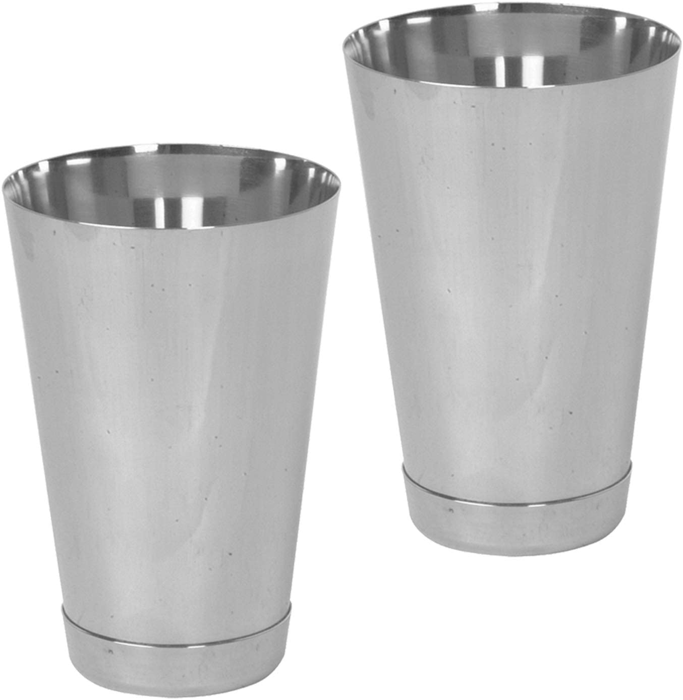 Stainless Steel Bar Shaker with Straight Lip, Malt Cup for Mixing Cocktail, Barware  30 OZ Set of 1, 2, 6, or 12 Pieces