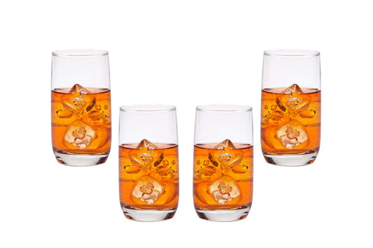 Marvelous Hiball Stemless Glasses Set 11.5 Oz, Modern Party Glassware Set of (4)