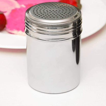 Salt and Pepper Shakers 10 Oz Aluminum, Modern Style Kitchen Utensil (2 PC)