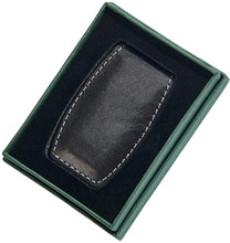 (D) Leather Magnetic Money Clip for Men, Small Men Gifts for Him