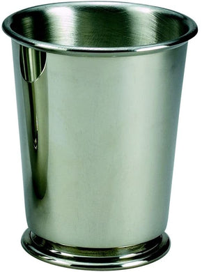(D) Mint Julep Style Cup Pewter 3.75 x 3 Inch, 10 Oz Barware Silver