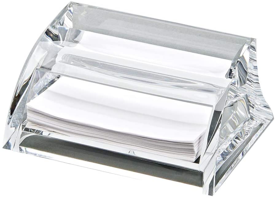 (D) Clearylic Memo Pad Holder Business Card Holder, Corporate Gift