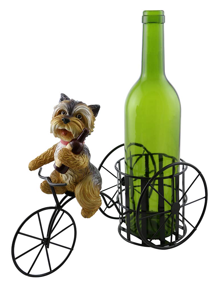 (D) Wine Bottle Holder, Dog with Bottle, Bar Counter Decoration