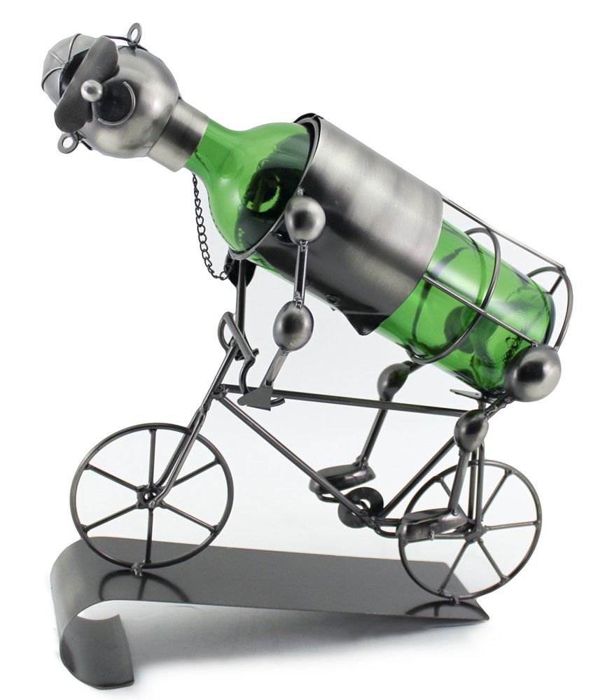 (D) Wine Bottle Holder, Bicyclist, Bar Counter Decoration