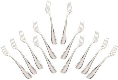 Stainless Steel Dinner Forks, Flatware Set 'Atlant' for (12)