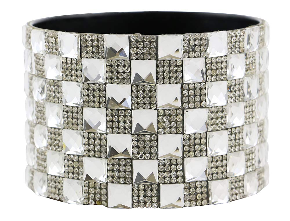 (D) Decorated Wine Coaster, Checkered Crystal Blocks, Wine Bottle Holder