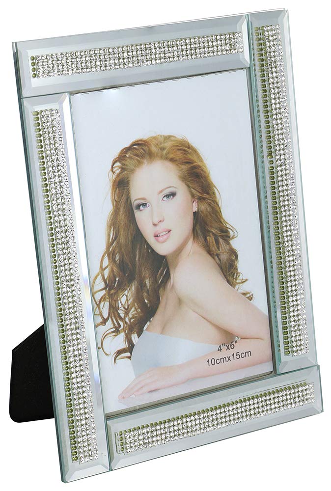 (D) Decorative Handmade Crystallized Photo Frame, Wall Hanging Frame