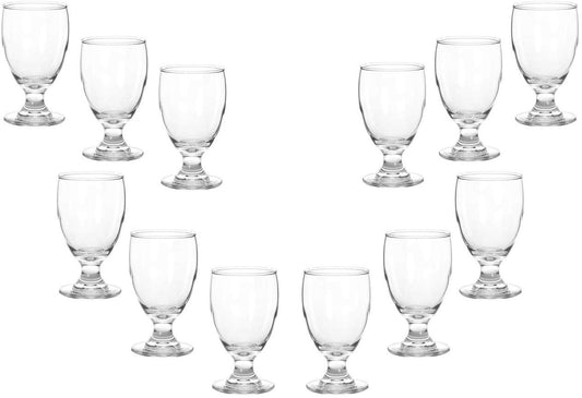 Provenza Multi-Purpose Glasses 10.5 Oz, Modern Water Goblets Set of (12)