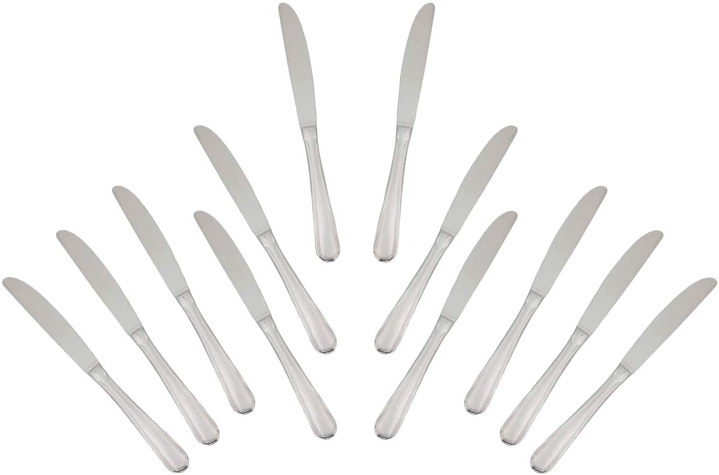 Atlant Stainless Steel Heavy Weight Polished Dinner Knife (12 PC)