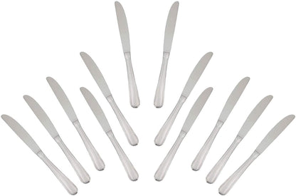 Atlant Stainless Steel Heavy Weight Polished Dinner Knife (12 PC)