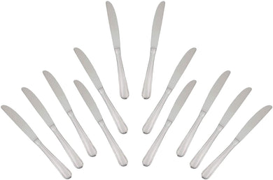 Atlant Stainless Steel Heavy Weight Polished Dinner Knife (12 PC)