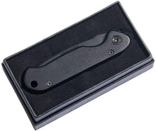 (D) All Black Locking Pocket Knife 3.5" L, Birthday Gift for Men