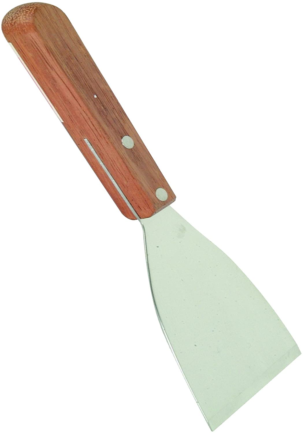Heavy Duty Stainless Steel Grill Scraper with Wooden Handle