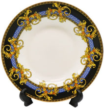 Royalty Porcelain 43-pc Dinner Set, Greek Vase, Blue and Black Bone China Porcelain