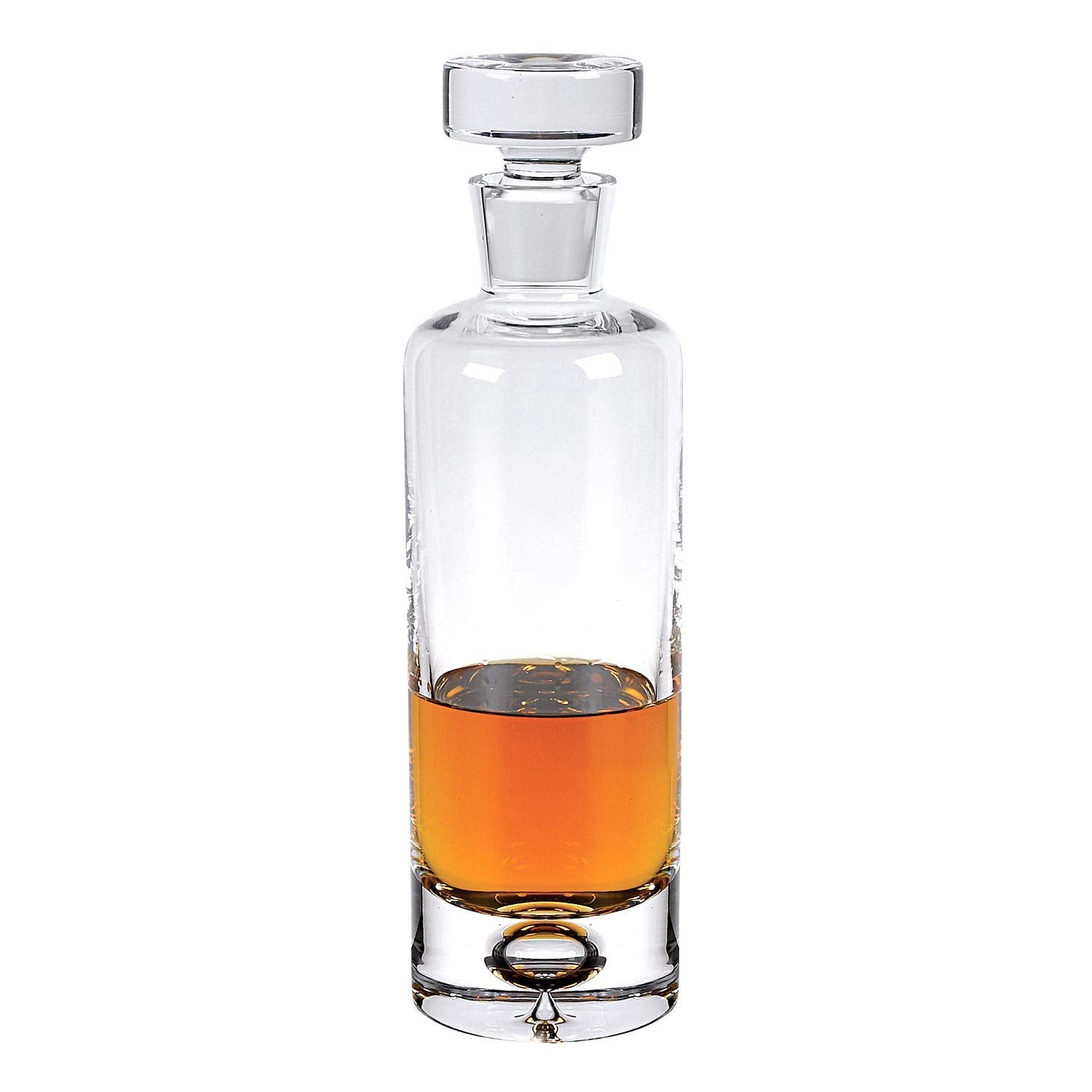(D) Galaxy Whisky Scotch Decanter 28 Oz, Premium Quality Crystal Glass 11 Inches