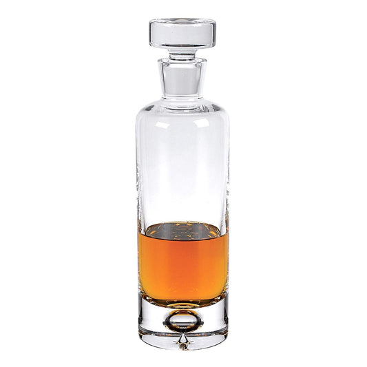 (D) Galaxy Whisky Scotch Decanter 28 Oz, Premium Quality Crystal Glass 11 Inches