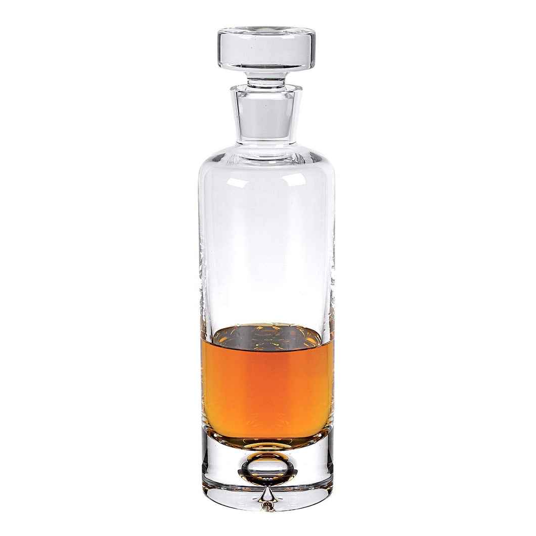 (D) Galaxy Whisky Scotch Decanter 28 Oz, Premium Quality Crystal Glass 11 Inches