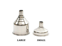 Denizli Steel Flask Funnel, For Easy Alcohol Pouring, Stainless Steel (Large)