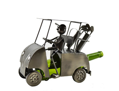 (D) Wine Bottle Holder, Golf Cart 10 x 11 x 5 Bar Counter Decoration