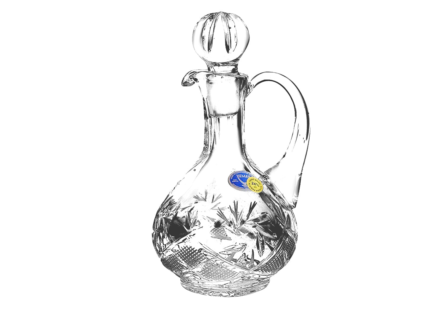 Russian CUT Crystal 5 Oz / 150 Ml Carafe / decanter Hand Made by Belarus