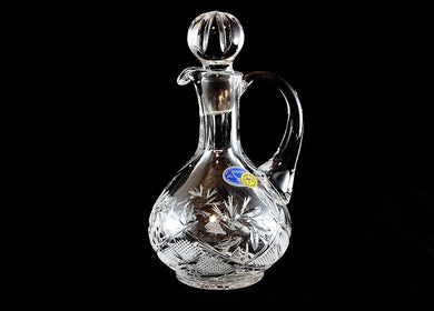 Russian CUT Crystal 5 Oz/150 Ml Carafe/decanter Hand Made by Belarus