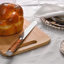 (D) Judaica Serrated Blade 8 Inch Bread Cutlery For Kitchen (Sandalwood Handle)