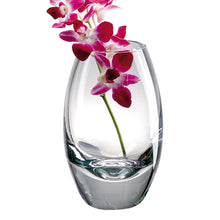 (D) Centerpiece 'Radiant' Flower Vase 9" H, Premium Quality Crystal Glass