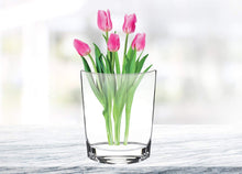 (D) Centerpiece 'Montego' Bay Crystal Flower Vase 11" H