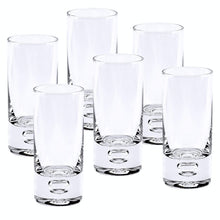 (D) Handcrafted 'Galaxy' Lead Free Crystal 6-pc Shot Glasses Set 2.5 Oz