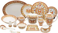 Royalty Porcelain 58 Pc Luxury Butterfly Banquet Dinner Set, Premium Bone China