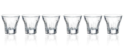 Old Fashioned "Apollo" 6-Pc Glasses Set for Whiskey/Scotch, Lead Free
