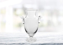 (D) Centerpiece 'Champion' Trophy Crystal Flower Vase 12" H