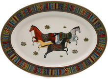 Royalty Porcelain 58 Pc Luxury Greek Horse Cheval Banquet Dinner Set, Premium Bone China