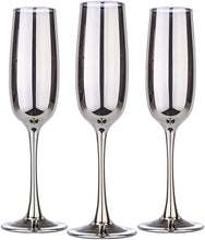 Champagne Flute, Champagne Glasses 6 Oz, Modern Glassware Set of 6