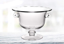(D) Handcrafted 'Champion' Crystal Centerpiece Serving Trophy Bowl 11"D