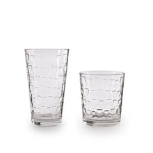 (D) Modern Glassware Drinkware Set of 16, Tumbler and DOF Glasses For Party