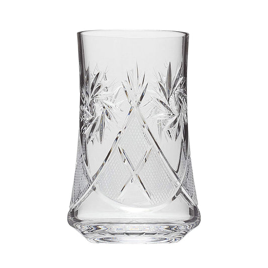 SET of 6 Vintage CUT Crystal Drinking Soda Glasses 200ml 7oz